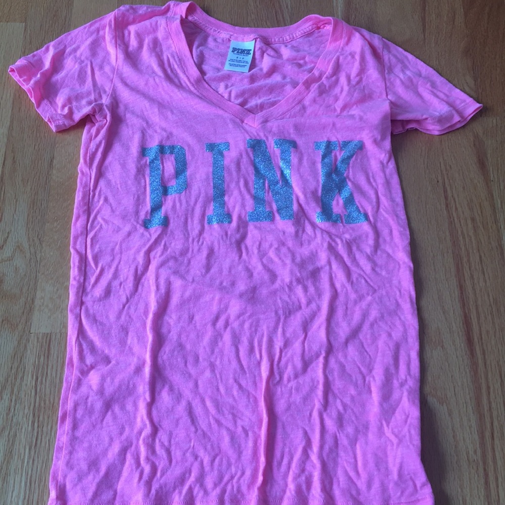 Pink victoria secret shirt